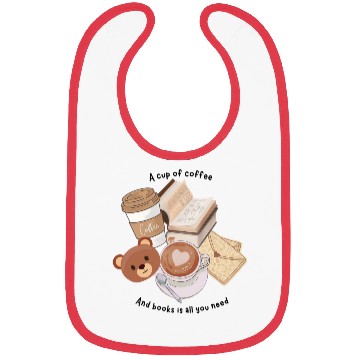 Discover COFFEE & BOOKS | The Perfect Match Bibs