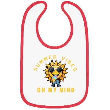 Discover Summer Vibes Sunflower Bibs
