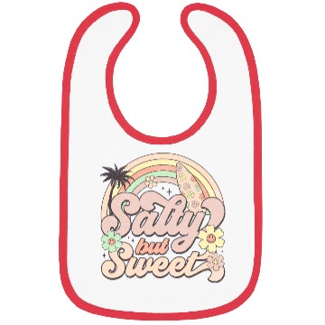 Discover Salty but Sweet - Retro Summer Design Bibs