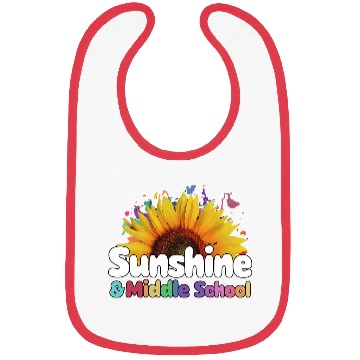Discover Sunshine and Middle School Back to School Bibs