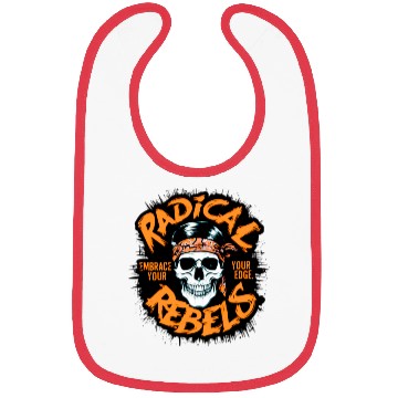 Discover Skull Radical Rebels Embrace Your Edge Bibs