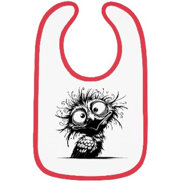 Discover Funny Weird Crazy Bird Bibs