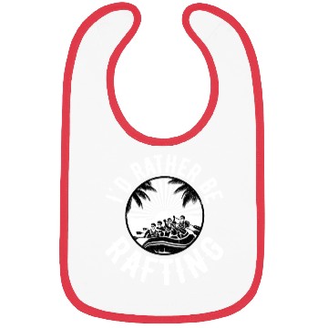 Discover I'd Rather Be Rafting White Water Bibs