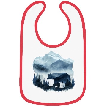 Discover a painting that expresses nature and animals Bibs