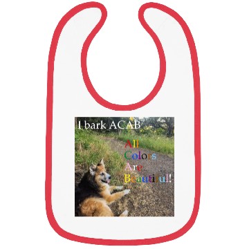 Discover I bark ACAB Bibs