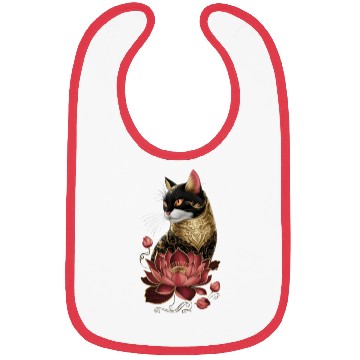 Discover Opulent Regal Black Cat Bibs
