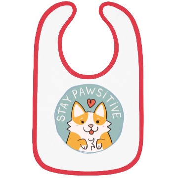 Discover Corgi Pawsitive Badge Bibs