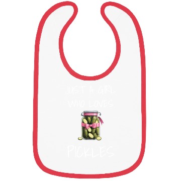 Discover Just A Girl Who Loves Pickles - Pickle Lover Bibs