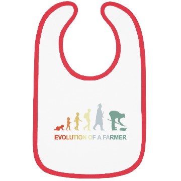 Discover Farmer Kid to Adult Evolution Bibs