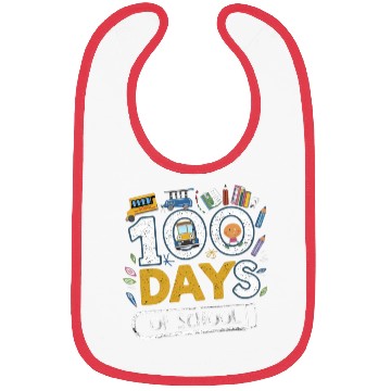 Discover 100 Days of School Bibs Design