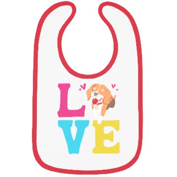 Discover Cute Frengle Dog Love For Dog Mom Bibs