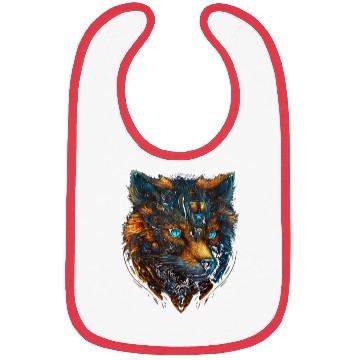 Discover Robot Blue Animal Fantasy Bibs