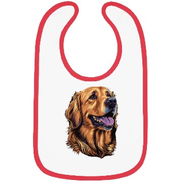 Discover Cute Golden Retriever Dog Lover Bibs