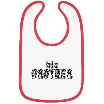 Discover Brother Cow Pattern Print Bibs