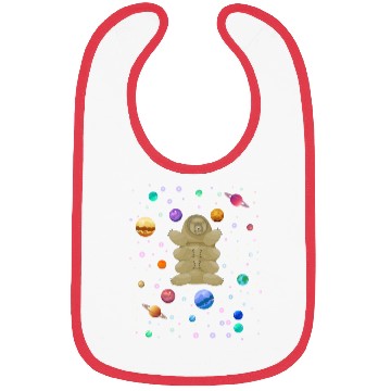 Discover Tardigrade Space! Nerd, Geek Microbiology Science Bibs