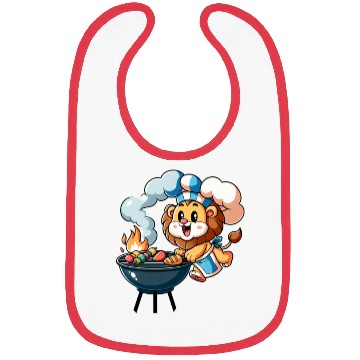 Discover Cute BBQ Lion Bibs