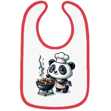 Discover Cute BBQ Panda Bibs