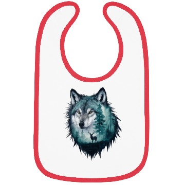 Discover Wolf 2 Bibs