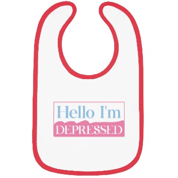 Discover Hello I’m Depressed Bibs