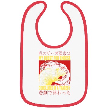 Discover My Quest For Cheese Rat Japanese Bibs