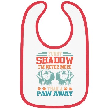 Discover Labrador Owner FURRY SHADOW Funny Labrador Bibs