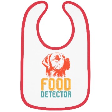 Discover Labrador FOOD DETECTOR Funny Labrador Bibs