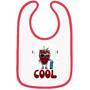 Discover Groovy So Berry Cool Fruit Lover Strawberry Bibs