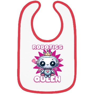 Discover Robotics Queen Engineer Engineering Funny Robot Bibs