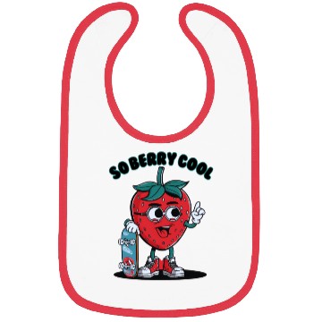 Discover Groovy So Berry Cool Fruit Lover Strawberry Bibs