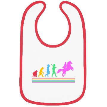 Discover Retro Equestrian Riding Horse Racing Evolution Bibs