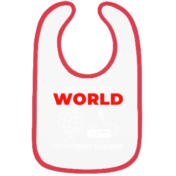 Discover Amateur Ham Radio Operator Radio Waves Frequency Bibs