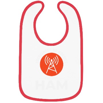 Discover Amateur Ham Radio Operator Radio Waves Funny Bibs