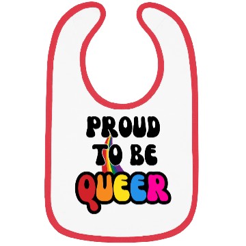 Discover Queer + Regenbogen LGBTQ+ Pride Month Bibs