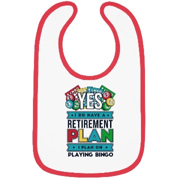 Discover I Have A Retirement Plan Professional Caller Bibs