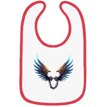 Discover Handcuffs Flapping Their Wings To Freedom Bibs