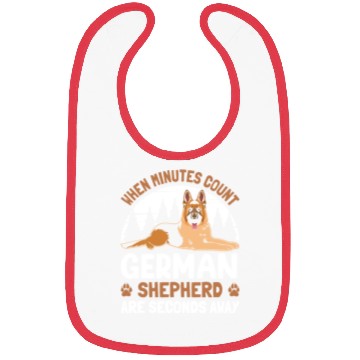 Discover WHEN MINUTES COUNT GERMAN SHEPHERD Bibs