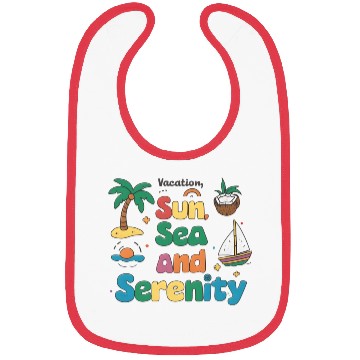 Discover Sun Sea And Serenity Bibs