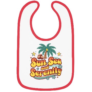 Discover Sun Sea And Serenity Bibs
