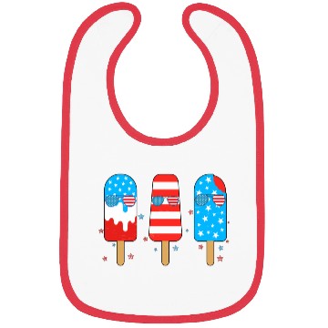 Discover July Popsicle Toddler American Bibs