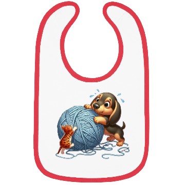 Discover Fun Animal Image Bibs