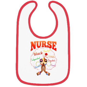 Discover Black Nurse History BLM Afro Bibs
