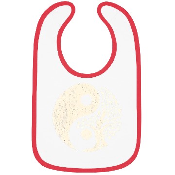 Discover Nature's Balance: Yin Yang Tree of Life Bibs
