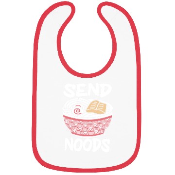 Discover Send Noods Funny Japanese Ramen Noodle Bibs