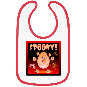 Discover HAPPY HALLOWEEN SPIDERS PIGLET Bibs
