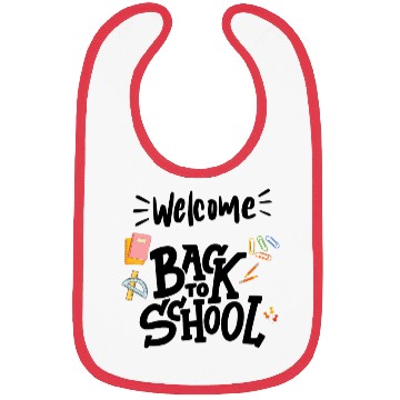 Discover Welcome Back to School Bibs