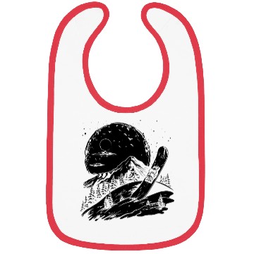 Discover Snowboarding Drawing Bibs
