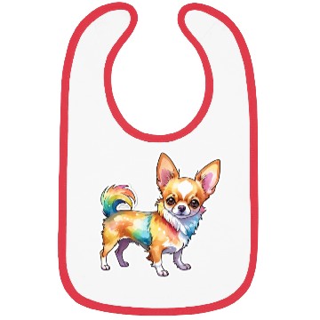 Discover Chihuahua Watercolor Bibs