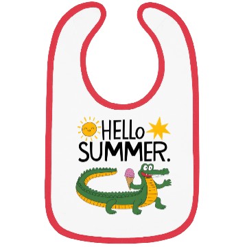 Discover Hello Summer Bibs