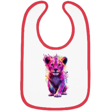 Discover Adorable Lion Cub design, Bibs