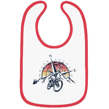 Discover Compass and Mountains Bike Bibs